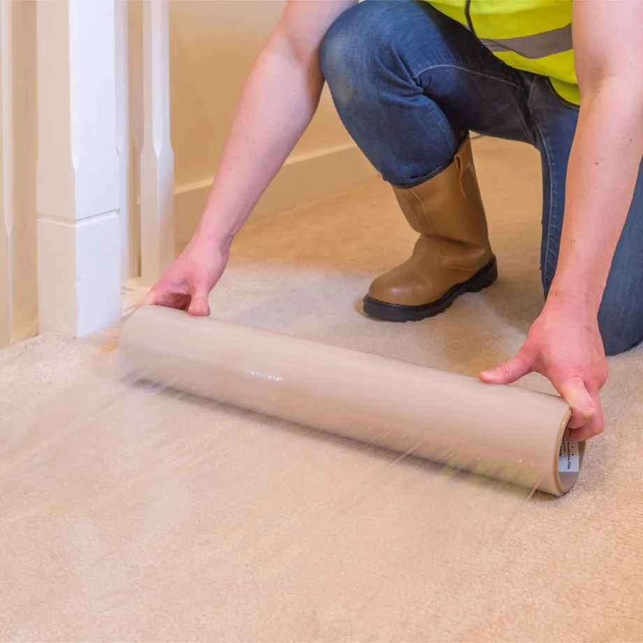 How To Correctly Apply Carpet Protector Film - Trio Plus