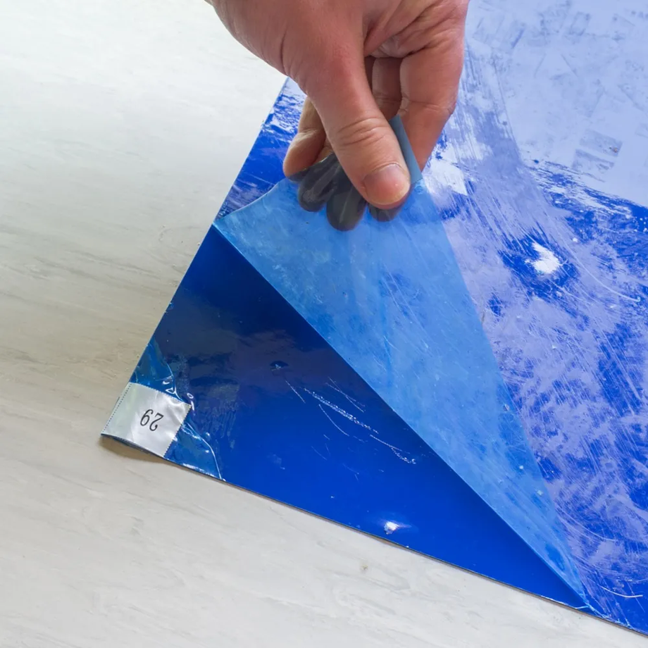 Sticky Entrance Tac Tack Tacky Mat Adhesive Blue 90cm x 60cm 30 sheets per  mat